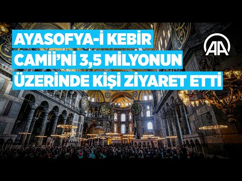 ❝Her gün 2, 3 insan Müslüman oluyor❞| Ayasofya-i Kebir Camii'ne 3,5 milyonun üzerinde ziyaret